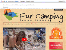 Tablet Screenshot of furcamping.dk